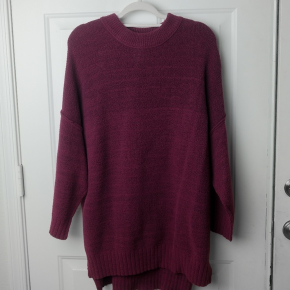 Free People Sweaters - Free People “Peaches Tunic” (Plum) size XS